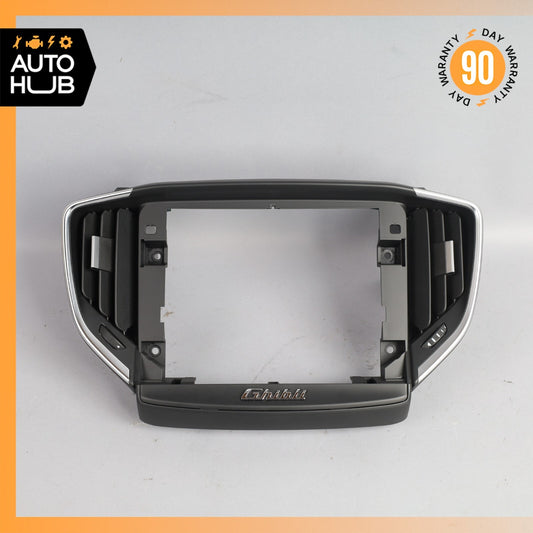 Maserati Ghibli M157 Center Dash Air Vent Grille Screen Frame Trim Panel OEM 41k - photo 1