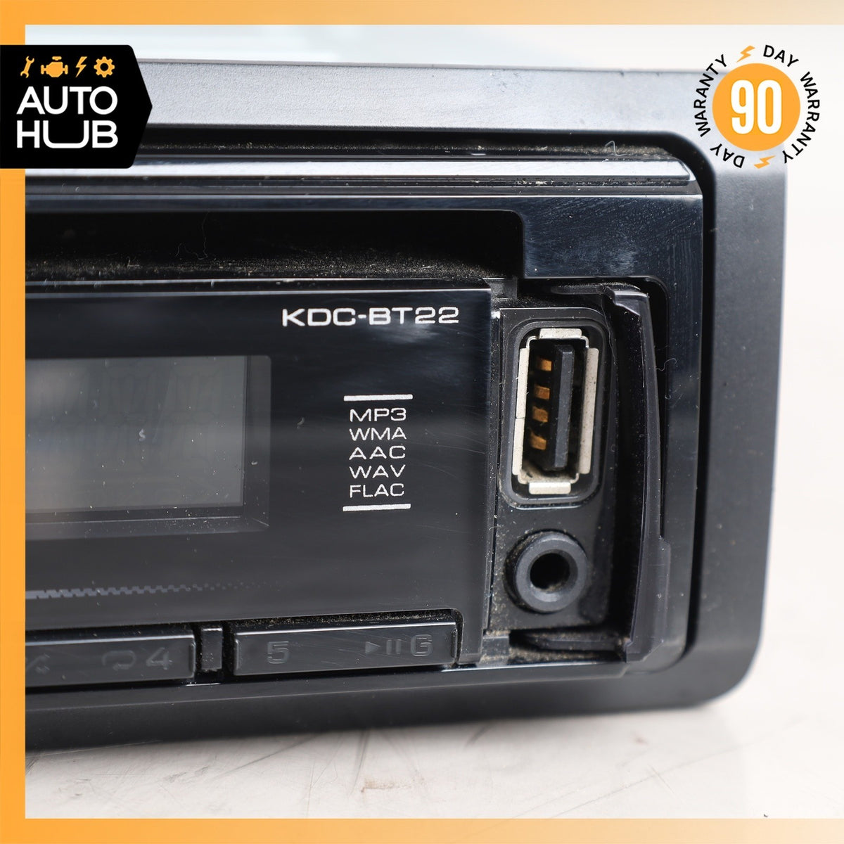 Kenwood KDC-BT22 Bluetooth CD Player MP3 AM FM USB Aux - photo 6