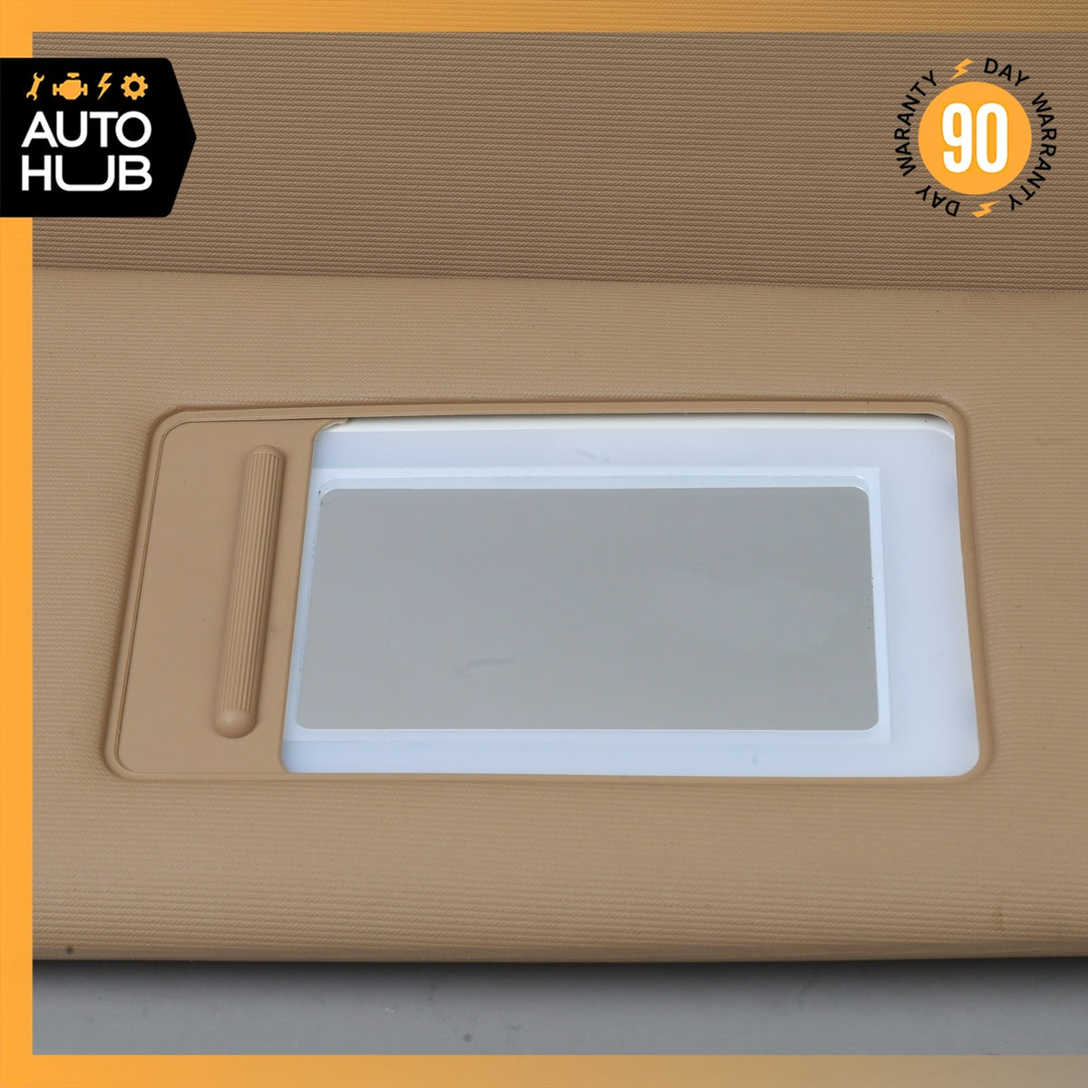 11-14 Porsche Cayenne 958 Sun Visor Sunvisor Front Right Side Beige OEM - photo 16