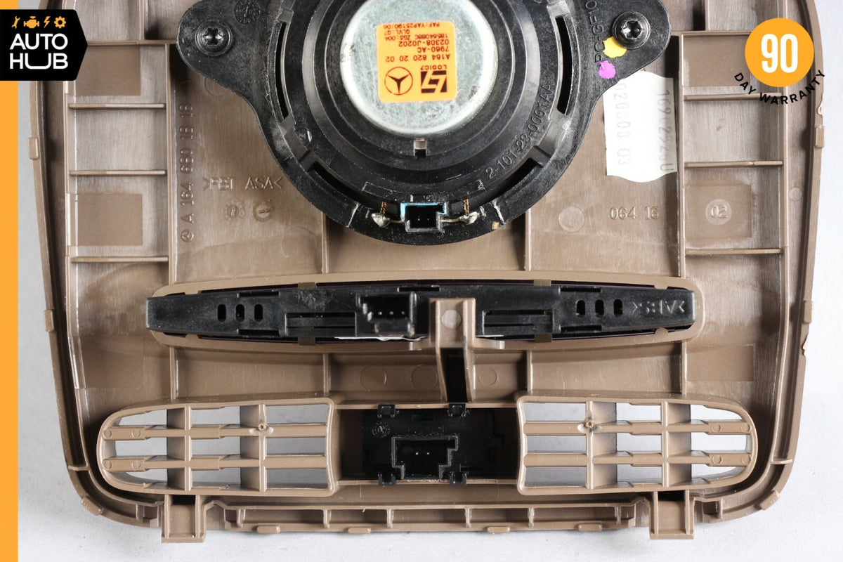 06-13 Mercedes X164 GL450 ML550 Dashboard Dash Grille Speaker Cover Brown OEM - photo 10