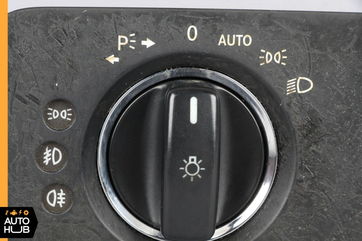 06-11 Mercedes W219 CLS63 CLS55 Headlight Switch Washer Black 2195450104 OEM - photo 2