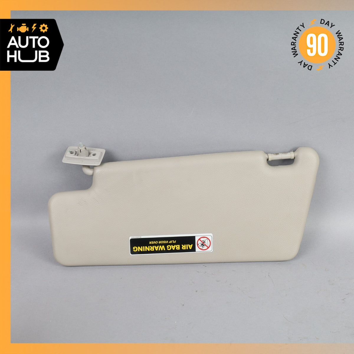 03-06 Mercedes R230 SL500 SL55 AMG Right Passenger Side Sun Visor Shade Gray OEM - photo 6