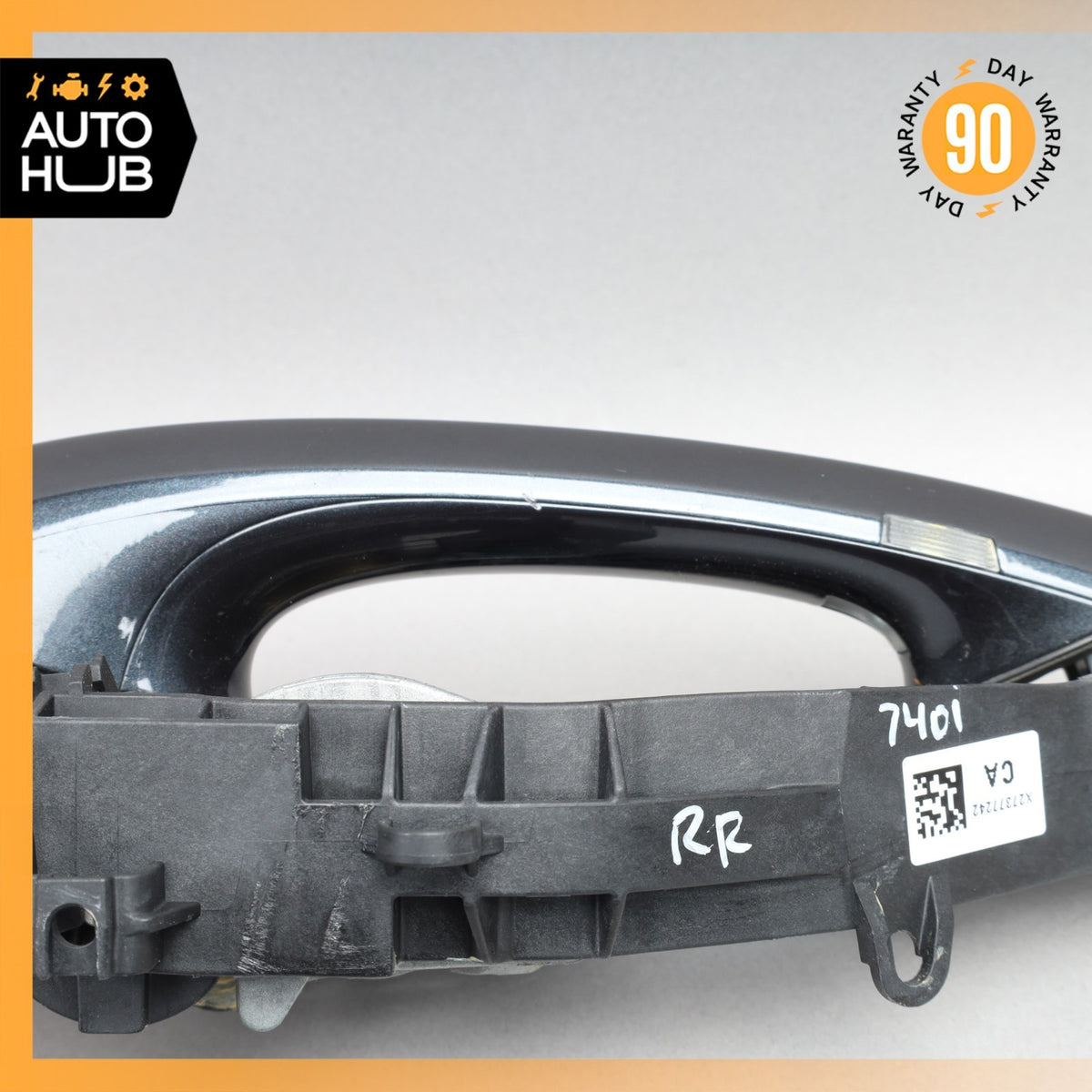 BMW G12 740Li Front or Rear Right Exterior Door Handle w/ Keyless Go Gray OEM - photo 8