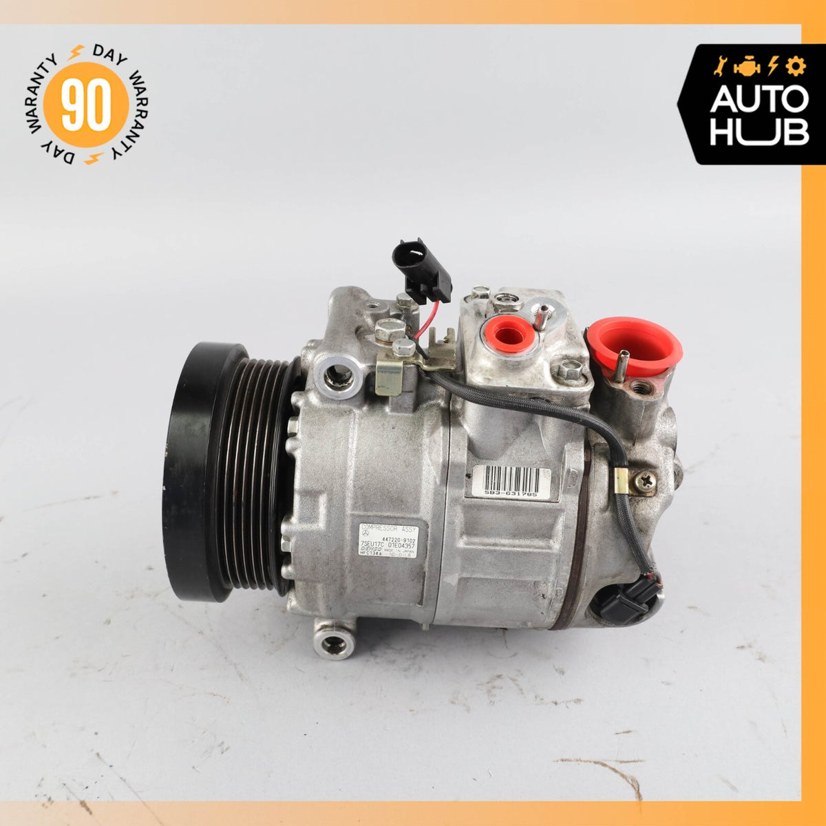 03-06 Mercedes R230 SL500 SL55 AC A/C Air Conditioning Compressor 0012300211 OEM - photo 3