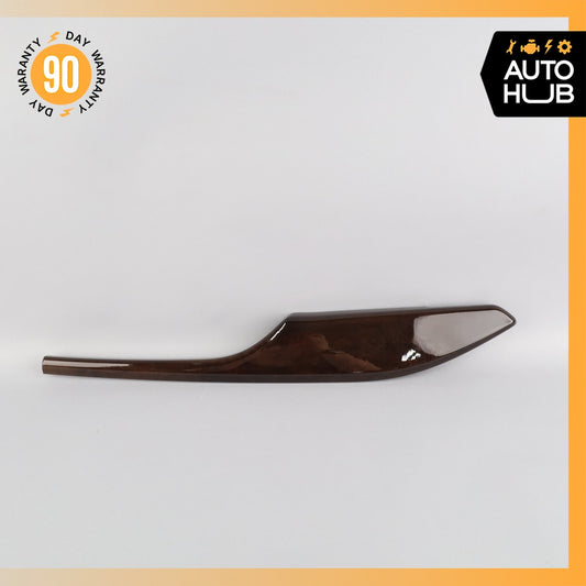 11-18 Audi D4 A8 Rear Right Seat Center Console Trim Cover Wood OEM - photo 1