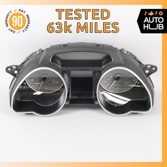 Audi S5 Instrument Cluster Speedometer 8T0920984F OEM 63k - photo 1