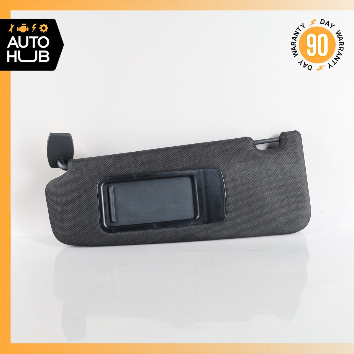 11-16 BMW F10 550i Left Driver Side Sunvisor Sun Visor Black 51168038165 OEM - photo 1