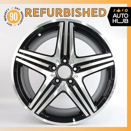 Mercedes W117 CLA250 CLA45 AMG 8 x 18 18'' Wheel Rim Polished Black OEM - photo 1
