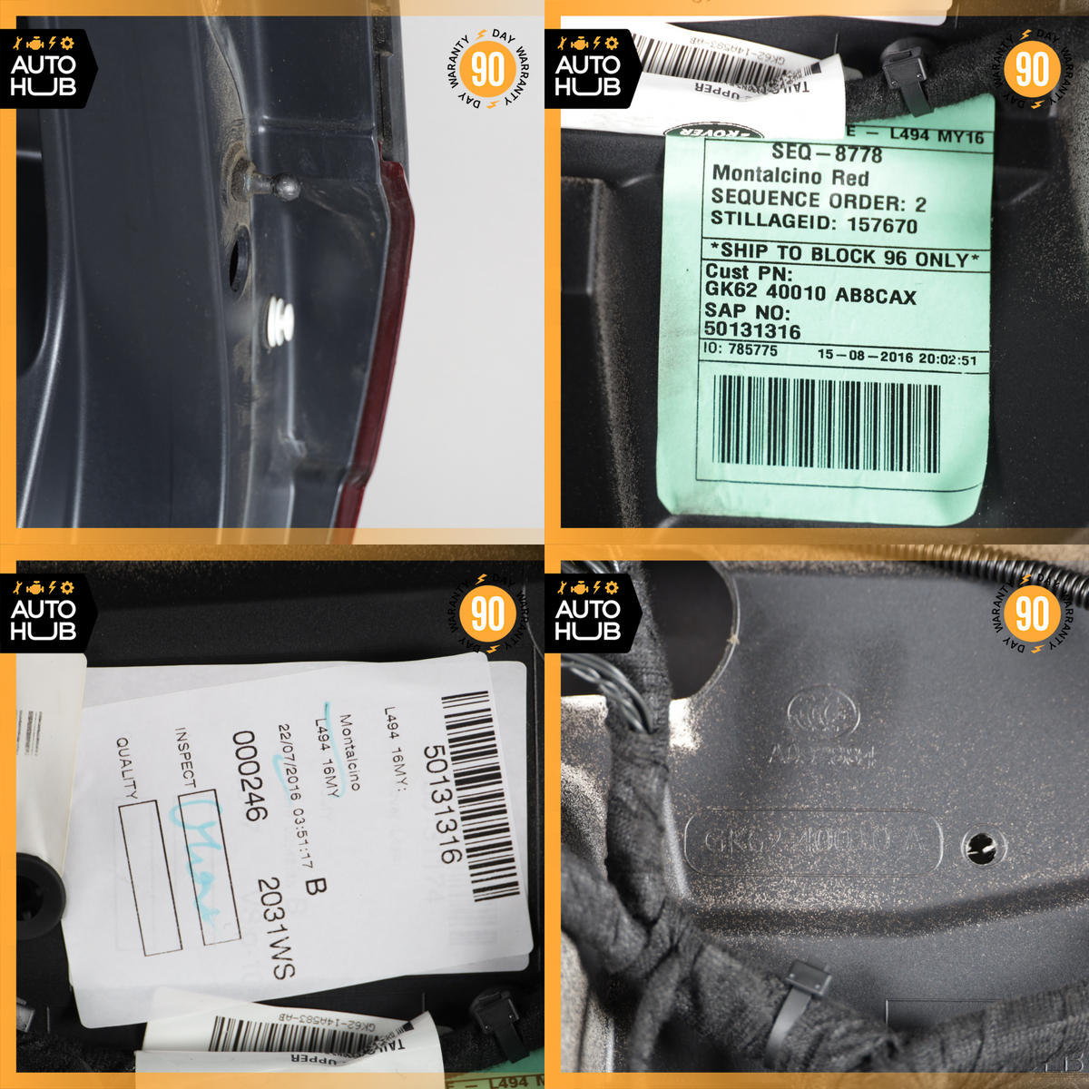 14-22 Range Rover Sport L494 Trunk Lid Liftgate Tailgate Hatch Shell Red OEM - photo 22