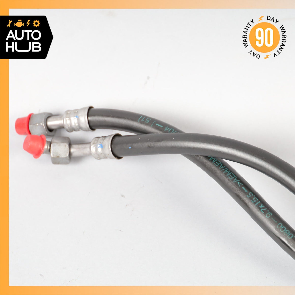 04-06 Mercedes R230 SL500 Transmission Oil Cooling Hose Line Left & Right OEM - photo 7