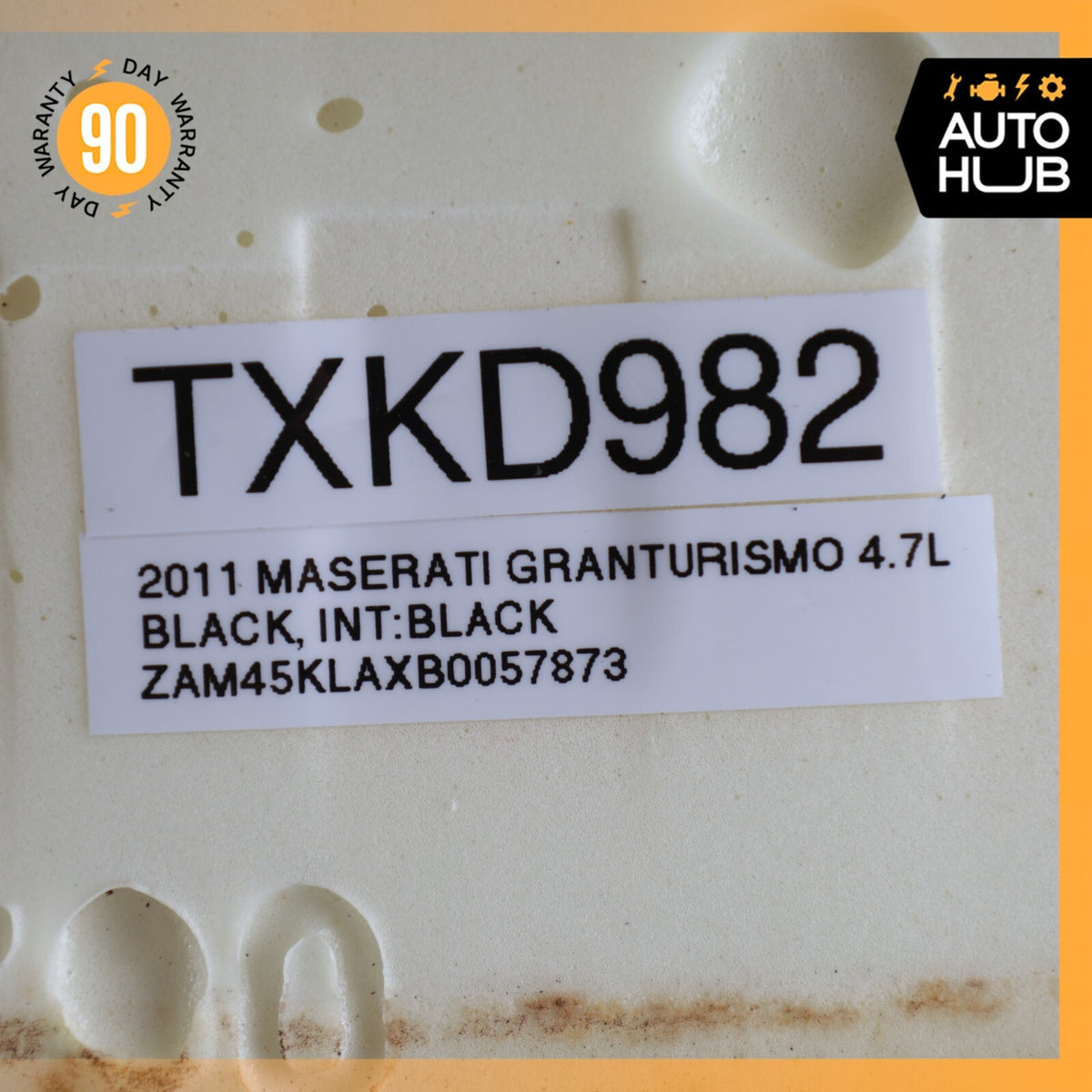 08-12 Maserati GranTurismo M145 Front Right Lower Bottom Seat Cushion OEM 56k - photo 20