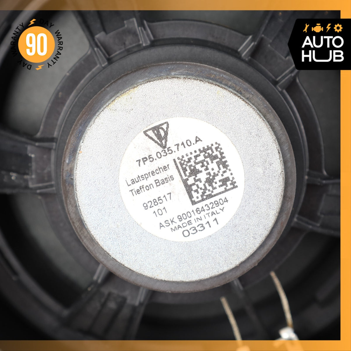 10-18 Porsche Cayenne 958 Rear Left or Right Door Speaker 7P5035710A OEM - photo 7