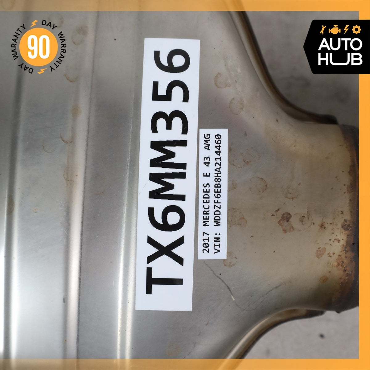 Mercedes W213 E43 AMG E450 Engine Exhaust Downpipe Center Resonator OEM 77k - photo 18