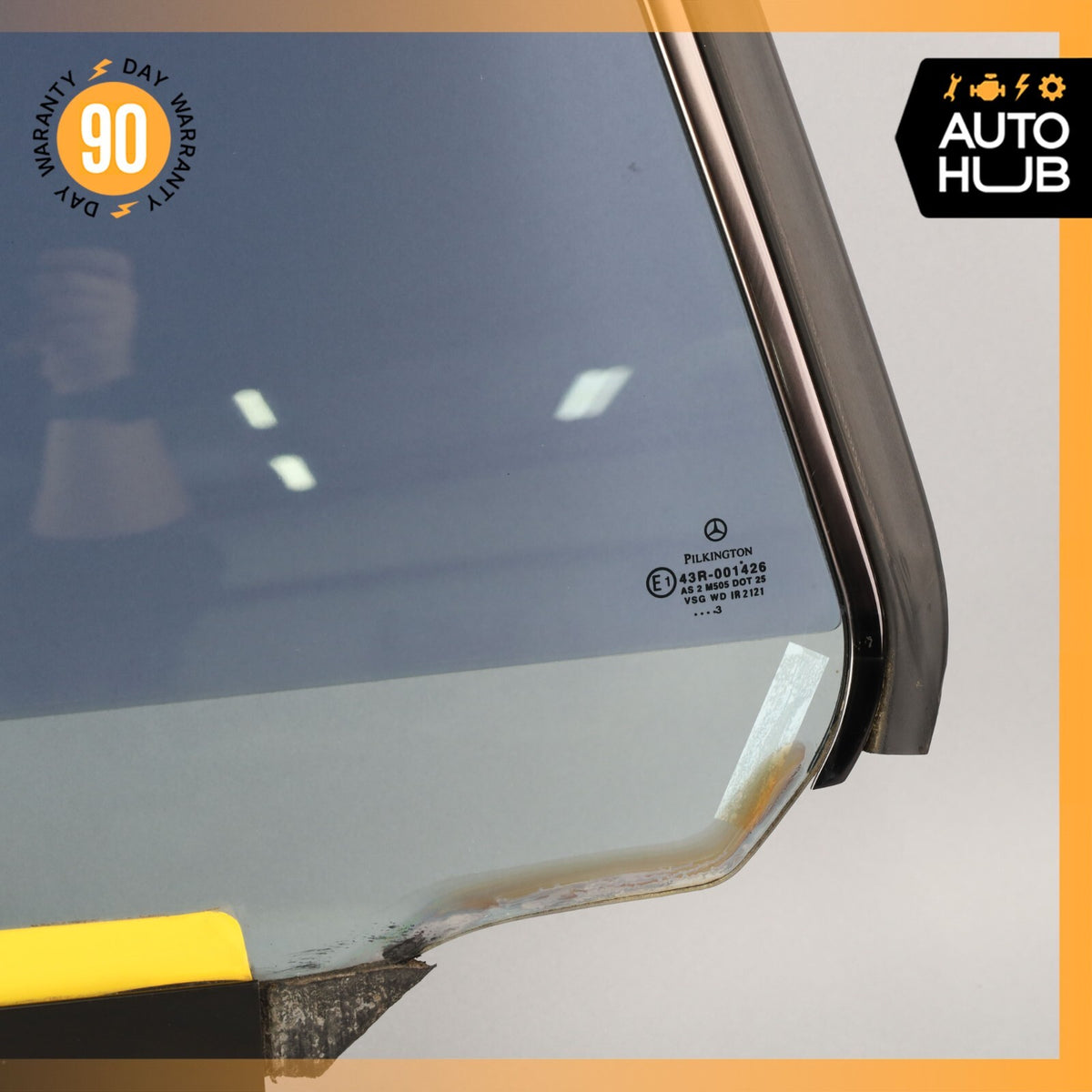00-06 Mercedes W215 CL55 AMG CL500 Quarter Window Glass Rear Right Side OEM - photo 3