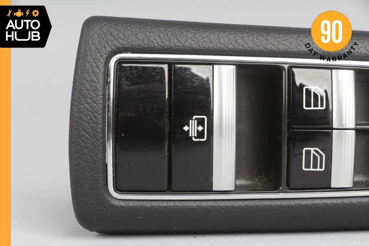 10-13 Mercedes W221 S400 S550 Rear Left Driver Window Control Switch Black OEM - photo 7