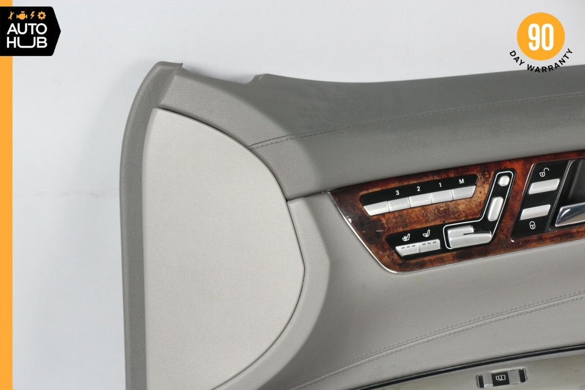 07-10 Mercedes W216 CL550 Front Right Side Interior Door Panel Nappa Gray OEM - photo 2
