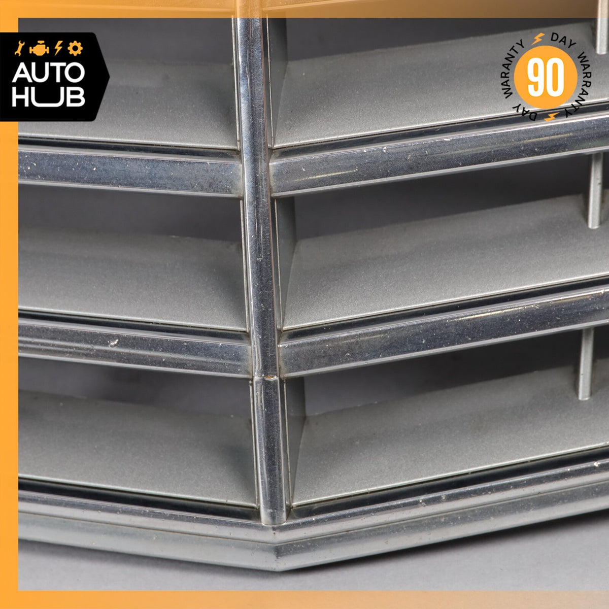 07-09 Mercedes W211 E350 E550 E320 Hood Radiator Grille Grill Chrome OEM - photo 9