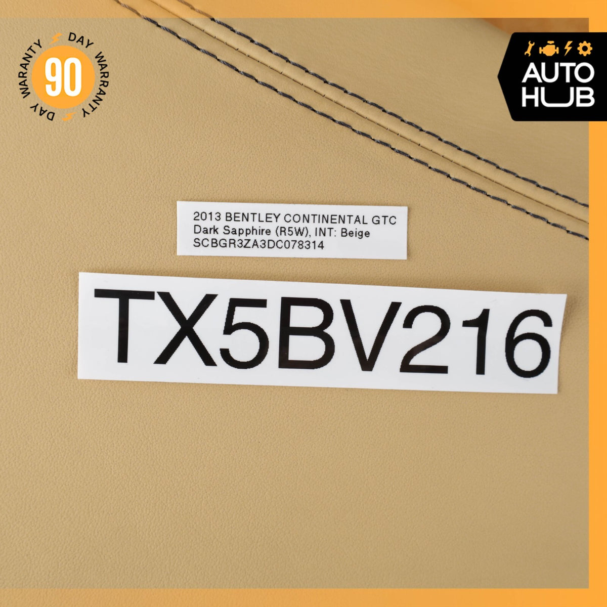 12-15 Bentley Continental GTC Convertible Left Side Interior Door Panel OEM 71k - photo 24