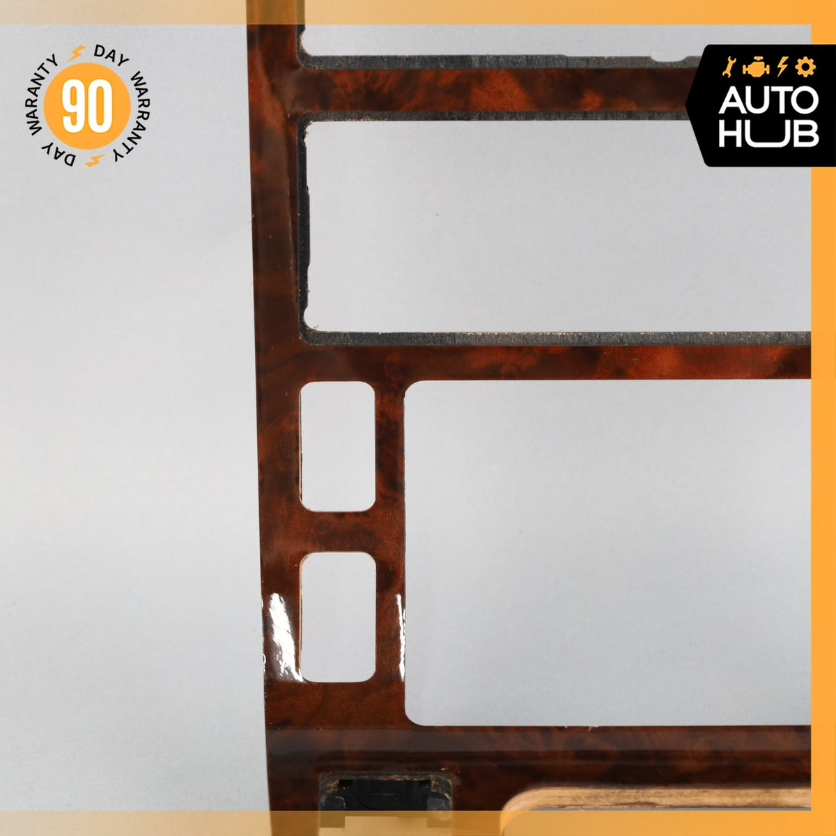96-99 Mercedes W140 CL600 S500 Center Console Trim Bezel Wood OEM - photo 6