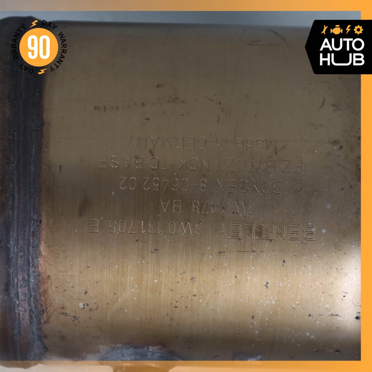 13-18 Bentley Continental GT GTC 4.0L V8 Exhaust Downpipe Set 3W0131705E OEM - photo 18