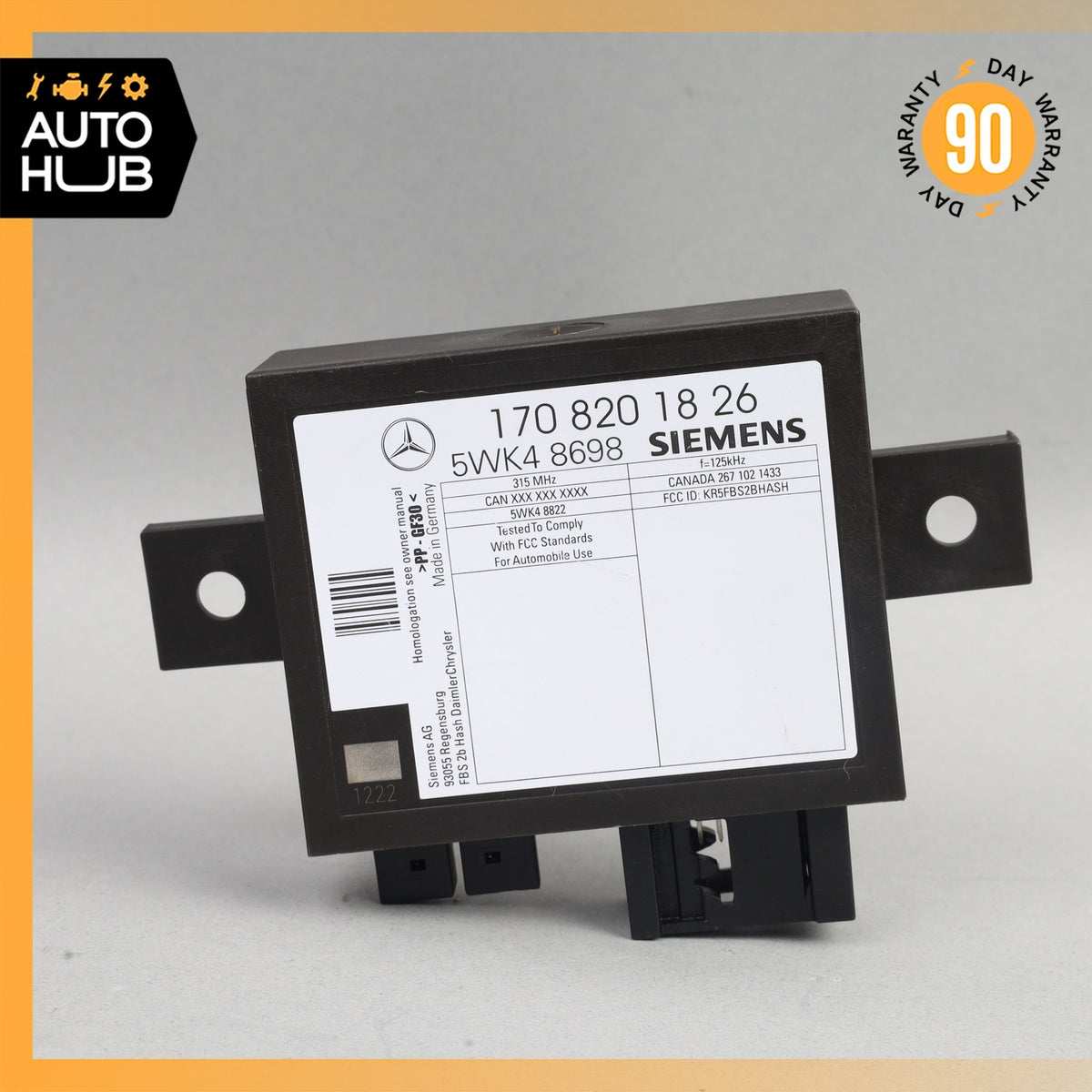 97-08 Mercedes R170 SLK320 Crossfire SRT-6 Immobilizer Relay Control Module OEM - photo 5