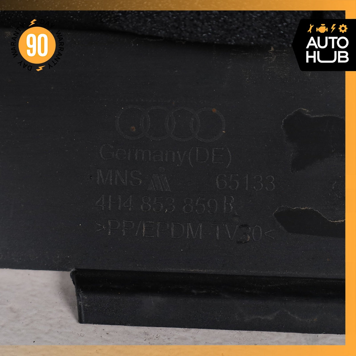11-18 Audi D4 A8L Left Driver Side Rocker Panel Side Skirt Black OEM 80k - photo 16