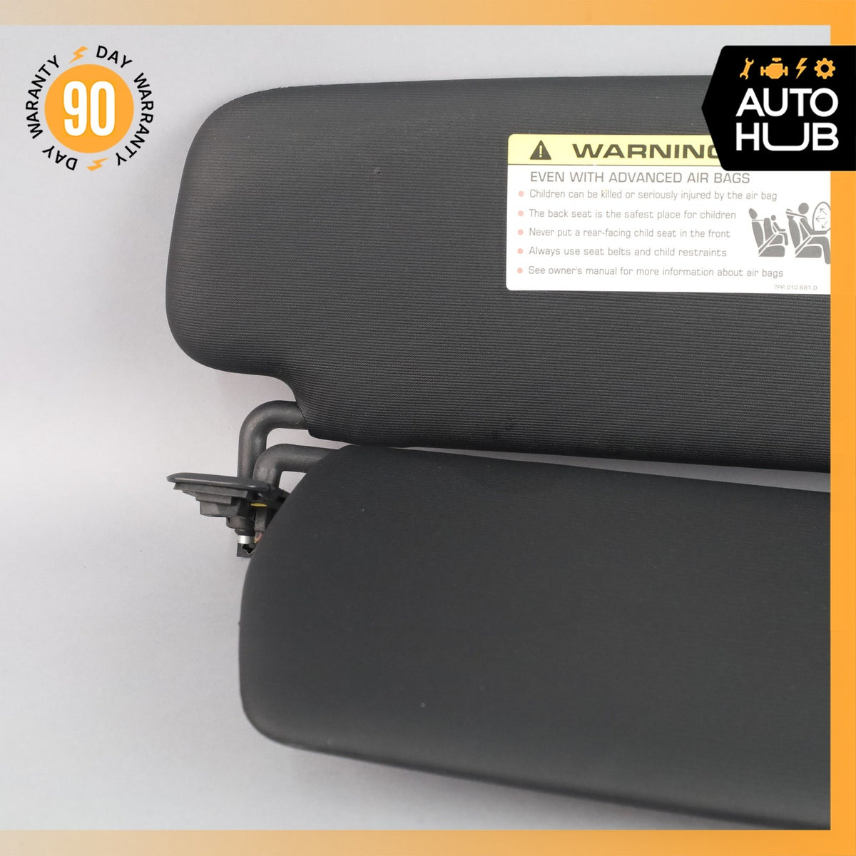 11-14 Porsche Cayenne 958 Hybrid S Sun Visor Sunvisor Front Left Driver Side OEM - photo 7