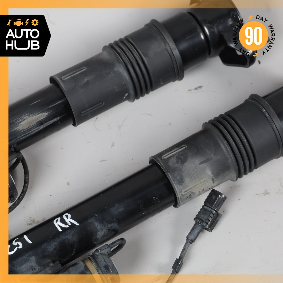 06-13 Mercedes W251 R50 R500 Rear Left & Right Shock Strut w/ ADS Arnott - photo 4