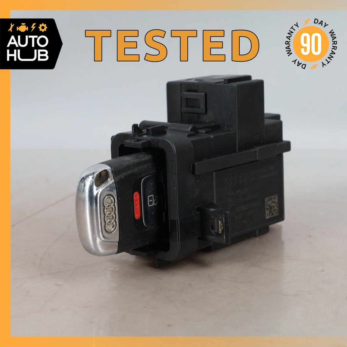 Audi 8R Q5 A4 Ignition Switch Control Module w/ Key 8K0909131D OEM - photo 1