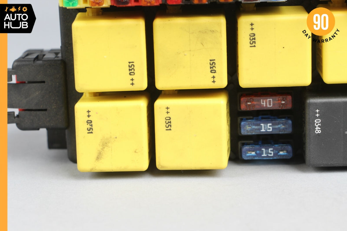 03-12 Mercedes R230 SL500 SL550 SLR Front Left SAM Fuse Box Control Module OEM - photo 7