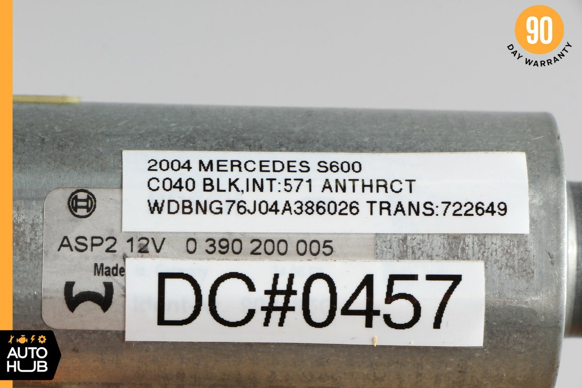 00-06 Mercedes W220 S600 AMG CL600 S430 Sunroof Sun Roof Motor 2208203842 OEM - photo 10