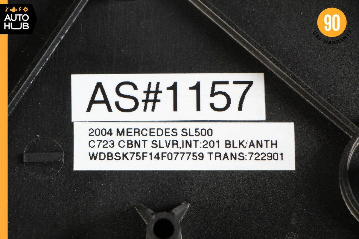 Mercedes R230 SL500 SL55 AMG Center Console Armrest Storage Panel Trim Left OEM - photo 11
