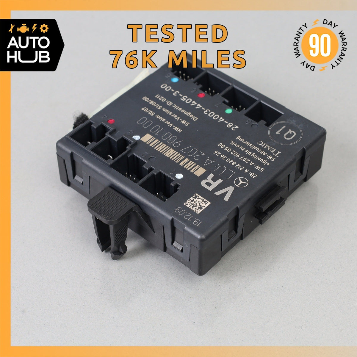 10-13 Mercedes W207 E550 Coupe Front Right Side Door Control Module OEM - photo 1