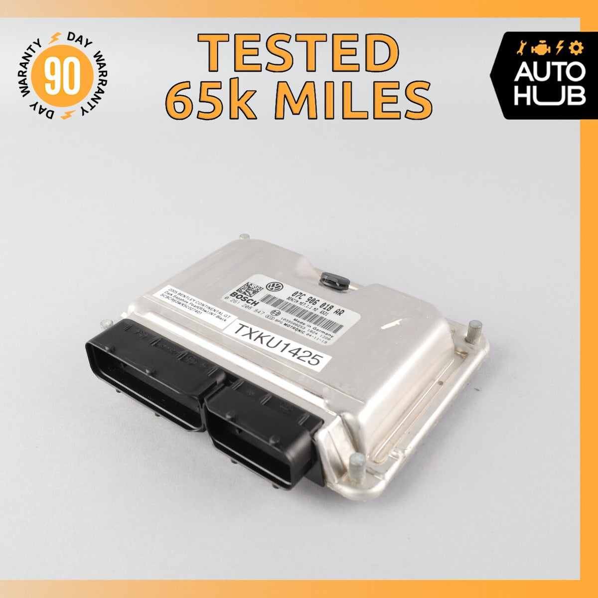 2005 Bentley Continental GT 6.0L W12 Engine Control Module ECU OEM 65k - photo 1