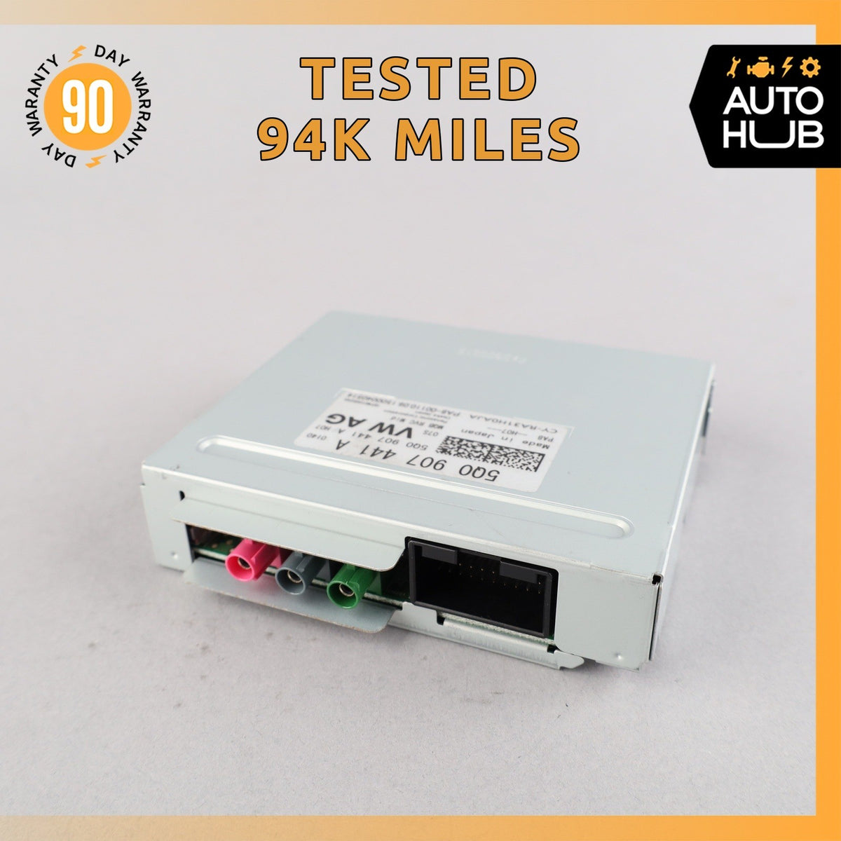 Audi 8V A3 E-Tron Rear Trunk Camera Control Module 4S0907441B OEM 94k - photo 1