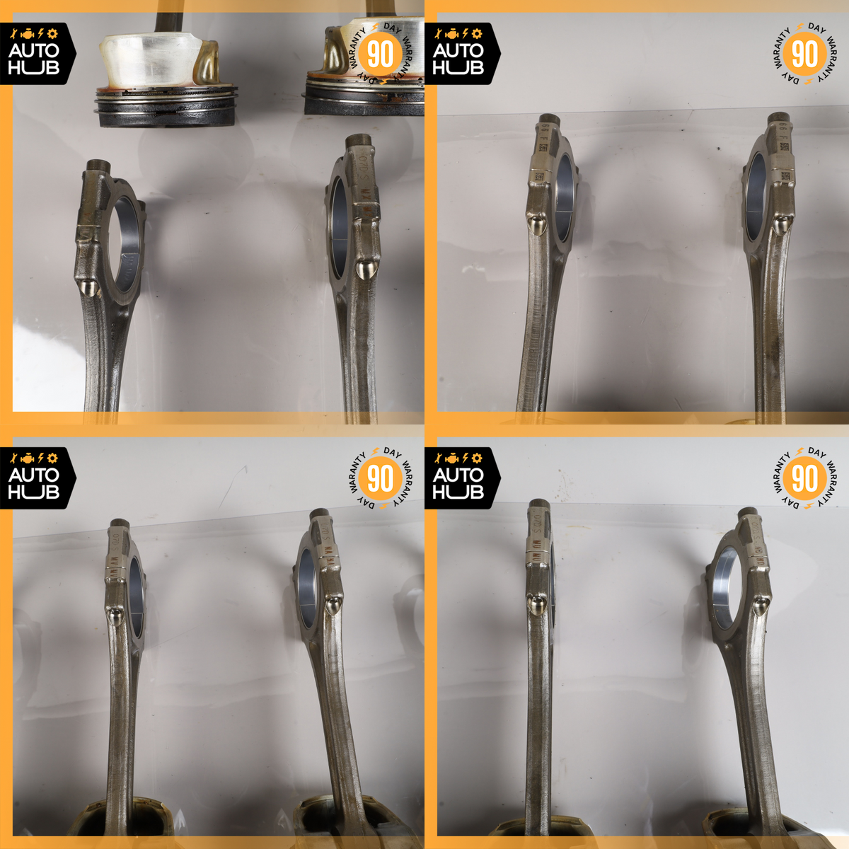 03-13 Bentley Continental GTC GT 6.0L Engine Motor Piston Connecting Rod Set 40k - photo 6