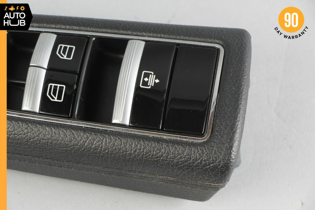10-13 Mercedes W221 S550 S400 Rear Right Side Window Control Switch Black OEM - photo 2