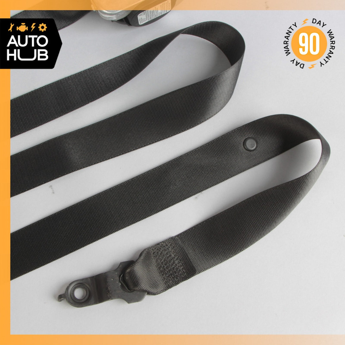 03-06 Mercedes W211 E55 AMG E500 Front Right Passenger Side Seat Belt Black OEM - photo 6