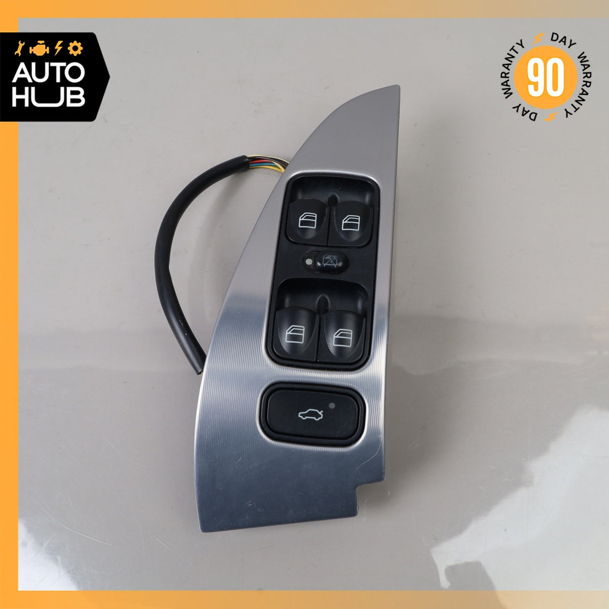 01-07 Mercedes W203 C230 C320 Front Left Door Window Master Switch w/ Trim OEM - photo 2