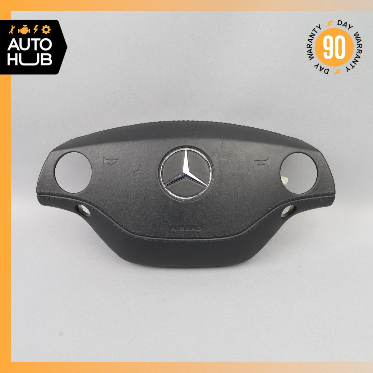 07-10 Mercedes W221 S550 CL550 S450 Steering Wheel Airbag Air Bag Black OEM - photo 1