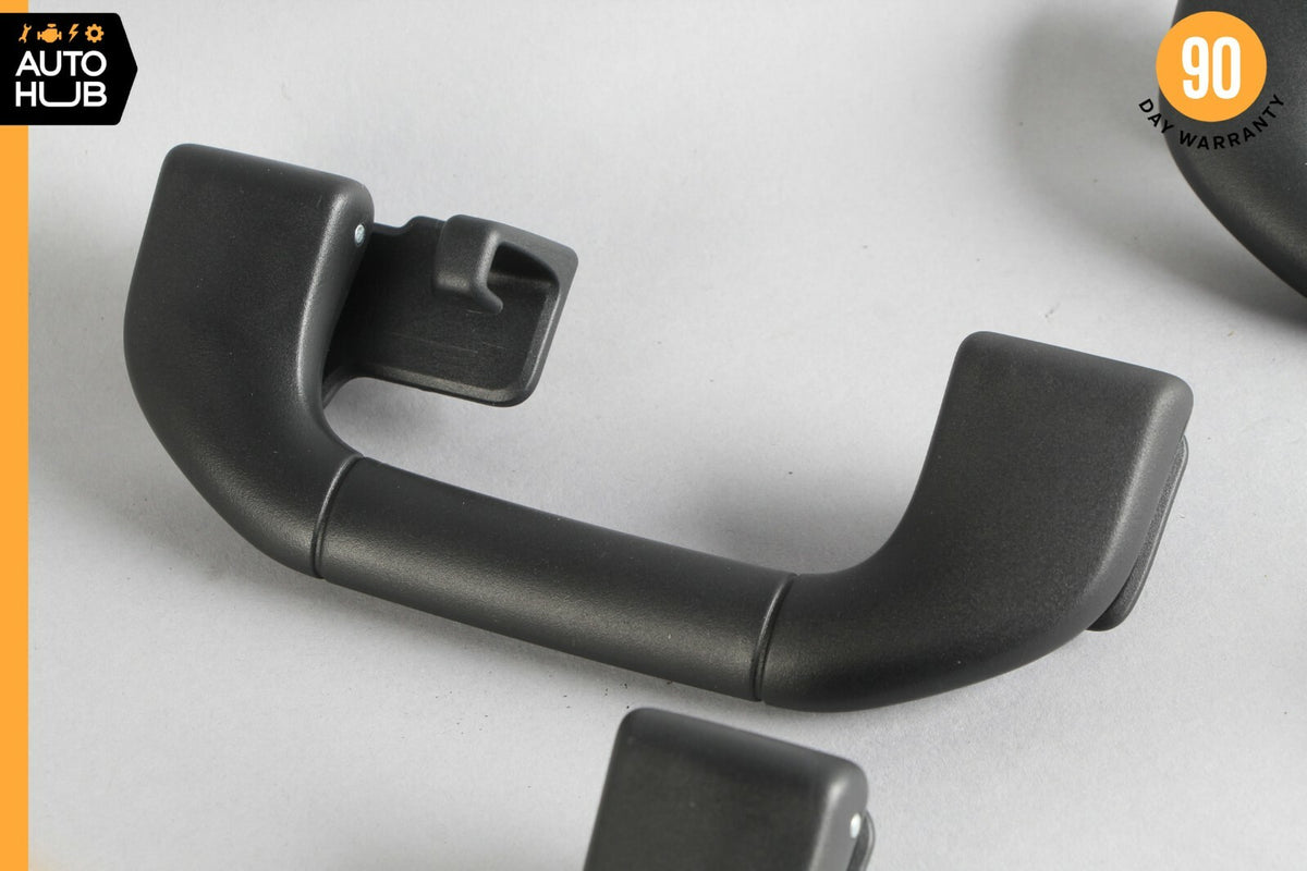 08-18 Mercedes W212 E350 C300 Roof Overhead Interior Safety Handle Set Black OEM - photo 5