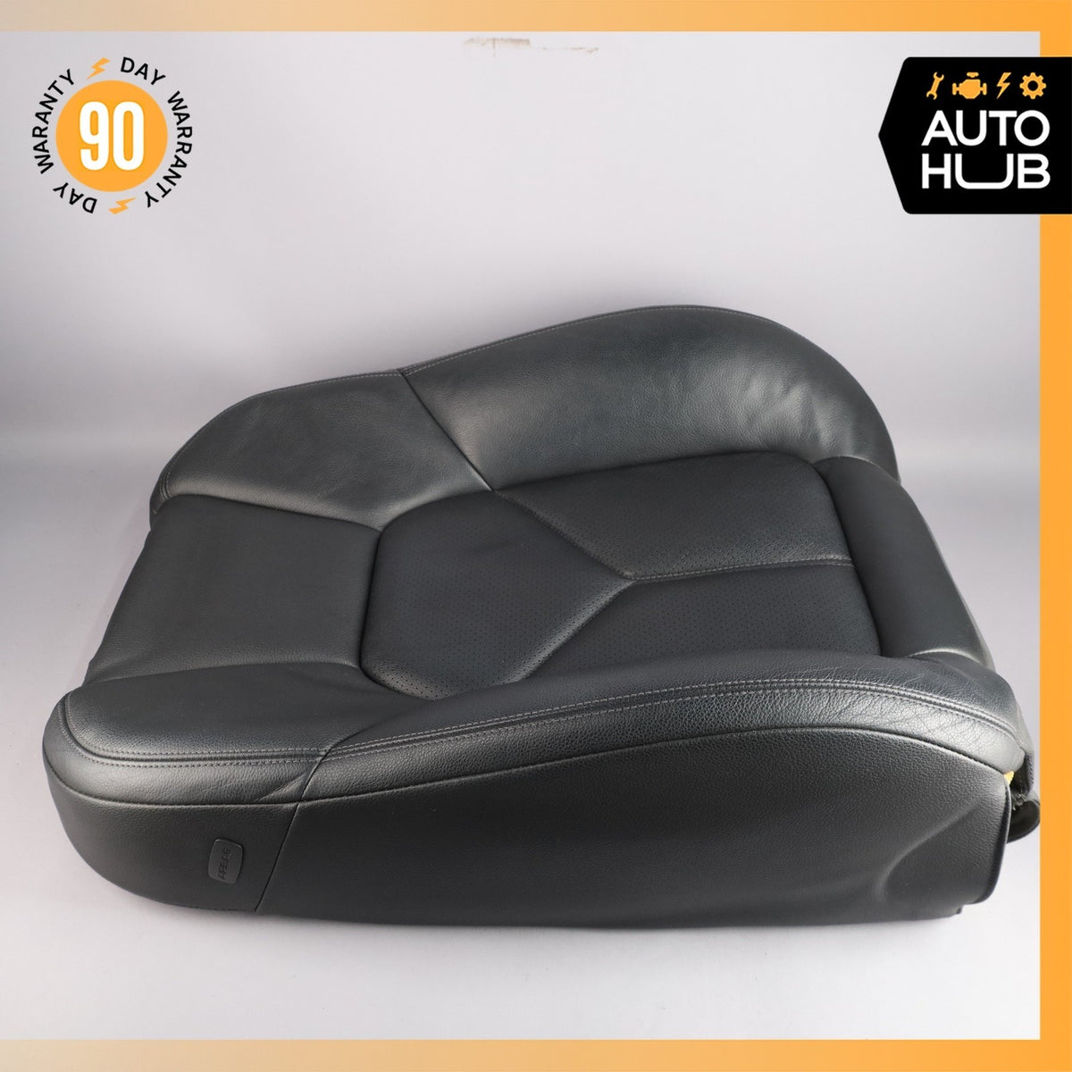 11-18 Porsche Cayenne 958 Front Right Side Seat Upper Cushion Black OEM - photo 6
