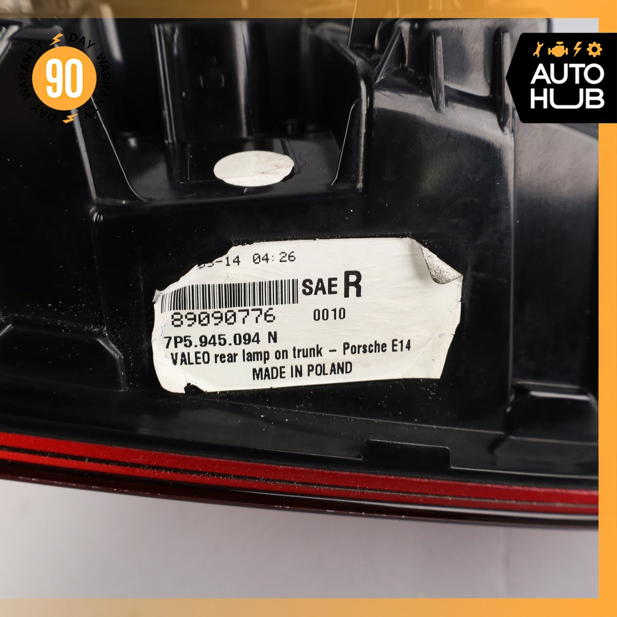 11-14 Porsche Cayenne 958 Rear Right Side Inner Tail Light Lamp OEM 78k - photo 15
