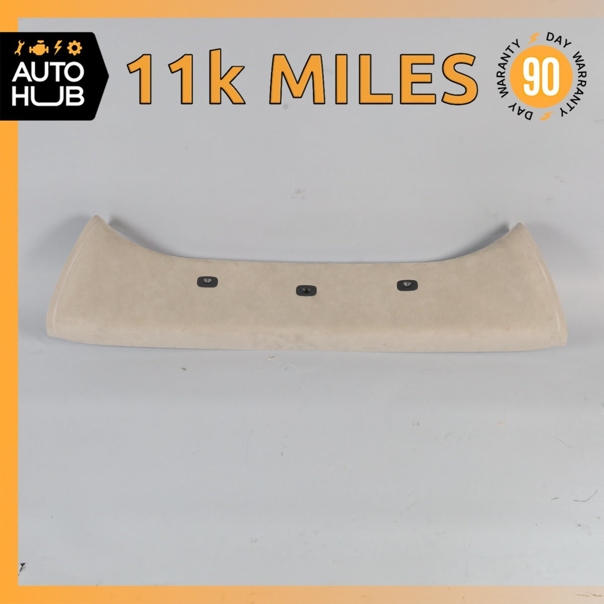 10-19 Aston Martin Rapide Rear Overhead Center Header Trim Cover Panel Suede OEM - photo 1