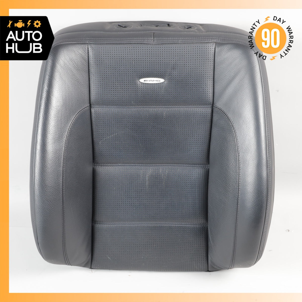 08-13 Mercedes W221 S63 AMG Front Left Driver Side Seat Upper Cushion Black OEM - photo 1