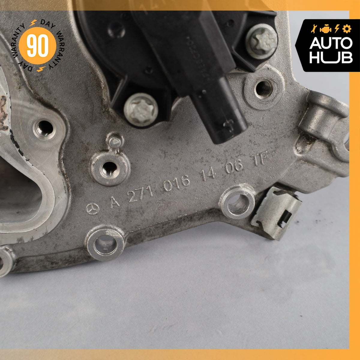 12-15 Mercedes W204 C250 SLK250 Camshaft Housing Front Cover 2710161406 OEM - photo 10
