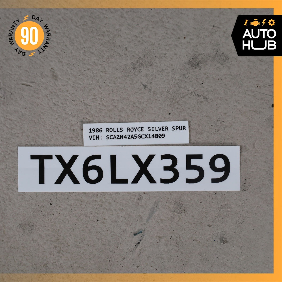 81-91 Rolls Royce Silver Spur Rear Right Side Door Shell White OEM 40k - photo 23