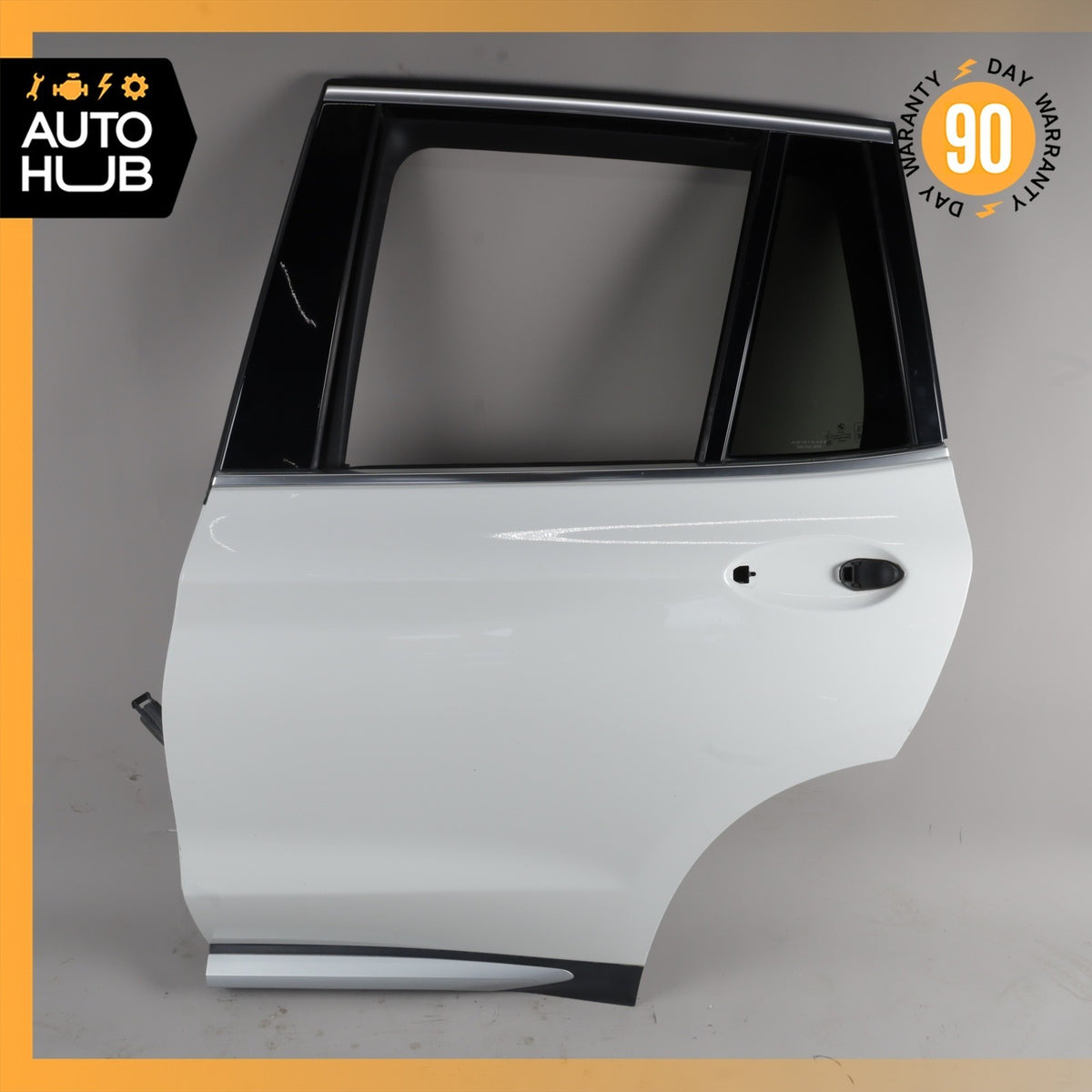18-24 BMW G01 X3 Rear Left Driver Side Door Shell White OEM - photo 1