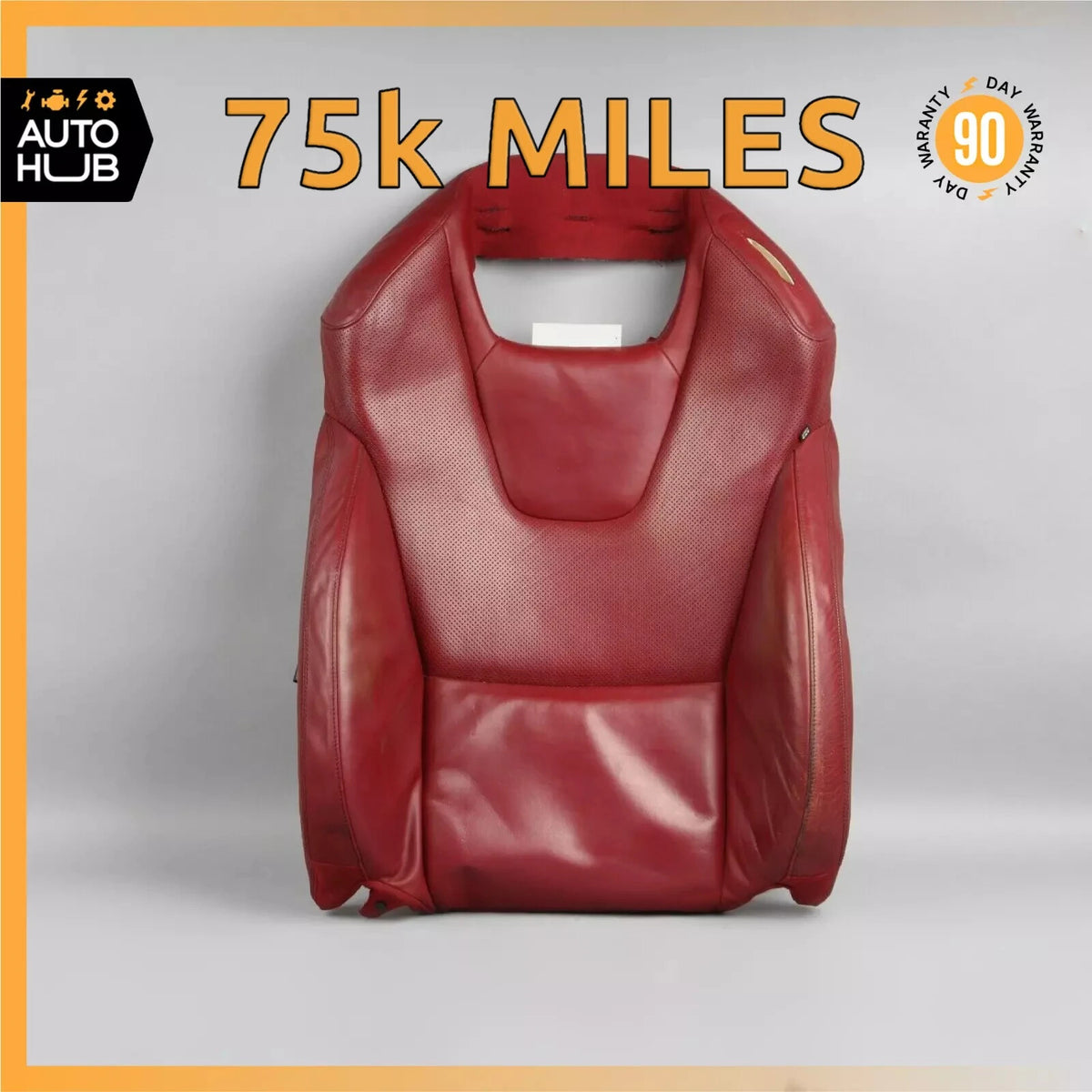 12-16 Mercedes R172 SLK250 SLK300 Front Left Side Upper Seat Cushion Red OEM 75k - photo 1