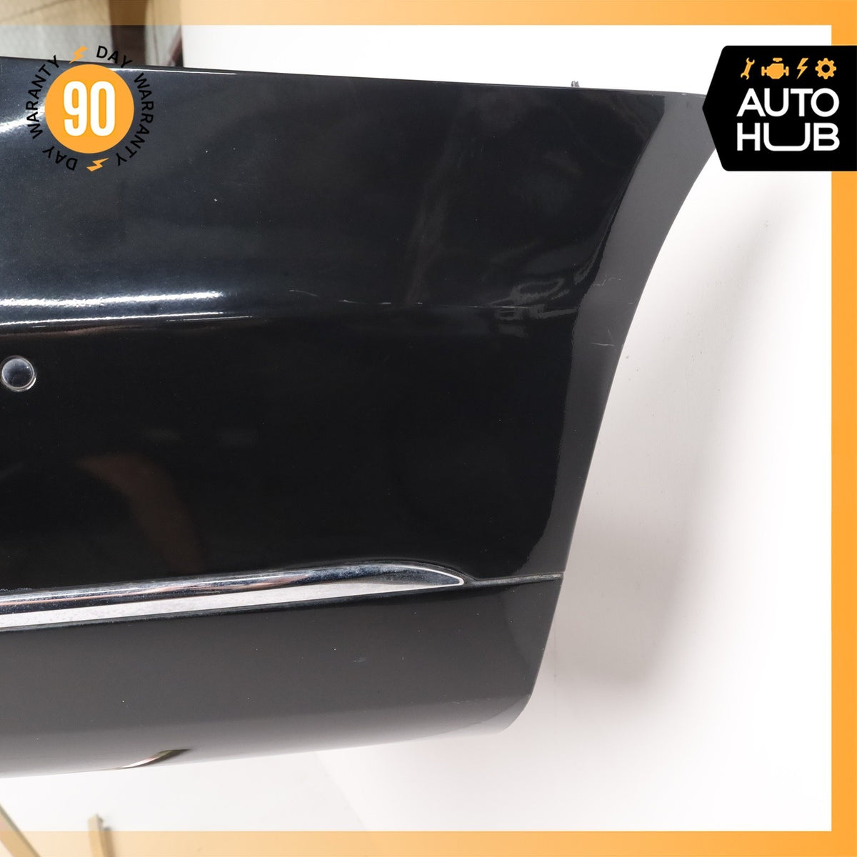 14-17 Mercedes W222 S600 S550 MAYBACH Base Rear Bumper Cover Assembly Black OEM - photo 8